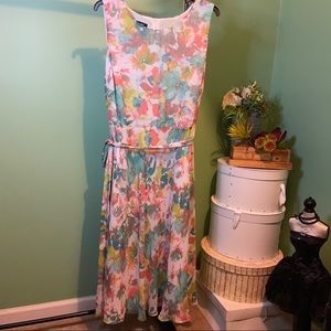 Nine West plus size 22W long flowy pastel dress